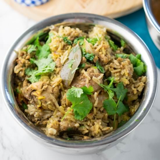 Instant Pot Chicken Biryani - Recipe photo by JoJoNookAndCranny