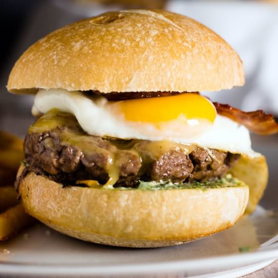 French Bistro Burgers - Recipe photo by TheRedheadBaker