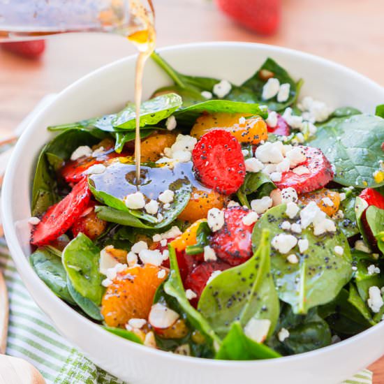 Strawberry Spinach Salad - Recipe photo by fickrj5