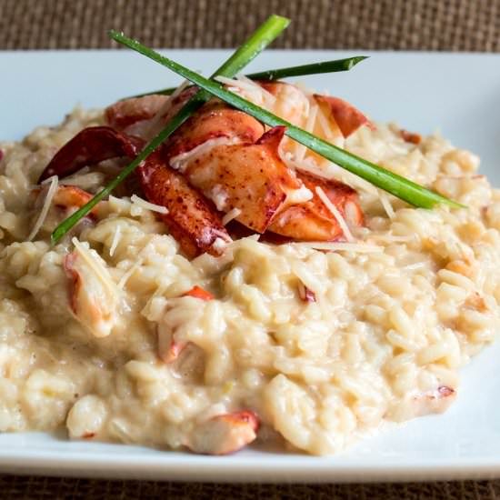 Lobster Risotto Hell's Kitchen Copy - Recipe photo by Bake It With Love