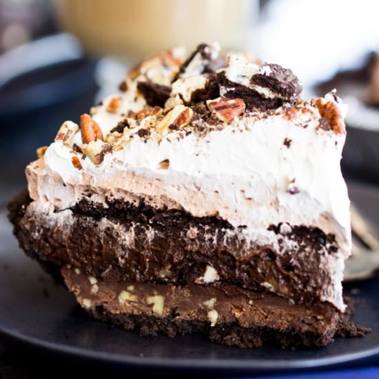 Chocolate Pudding Pie - Recipe photo by thegoldlininggirl