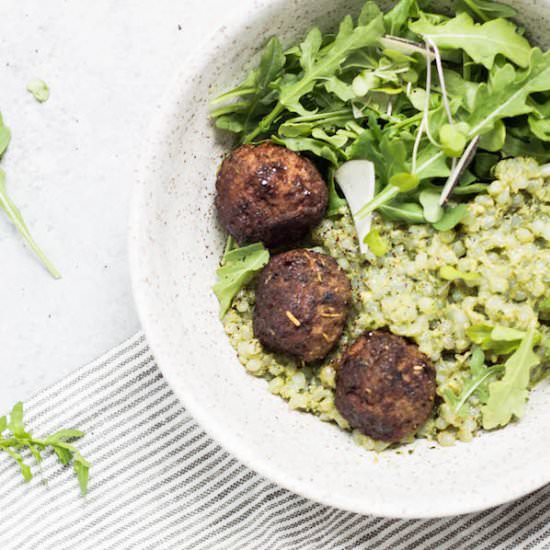 Easy Meatballs & Grain-free Risotto - Recipe photo by food by mars