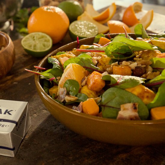 Maple Glazed Easter Brunch Salad - Recipe photo by dishtales