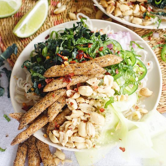 Kelp Noodle Pad Thai - Recipe photo by thetruespoon