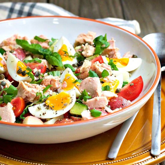 Italian Potato Salad - Recipe photo by PinchandSwirl