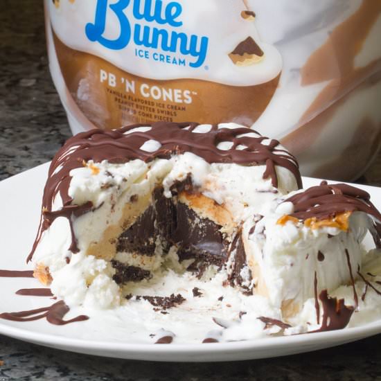 Buckeye Ice Cream PeanutButter Bomb - Recipe photo by TheKitchenWhisperer