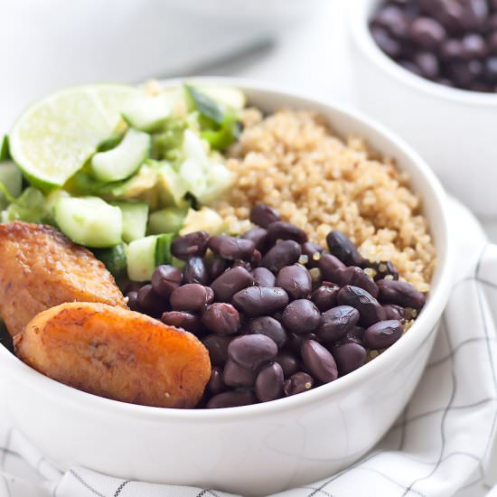Black Bean Quinoa Bowl - Recipe photo by asassyspoon