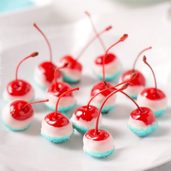 Cola Soaked Firecracker Cherries - Recipe photo by The Chunky Chef