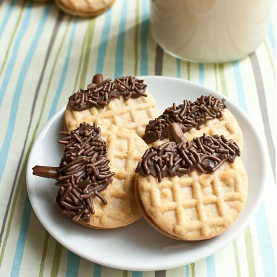 Acorn Cookies - Recipe photo by Cakewhiz