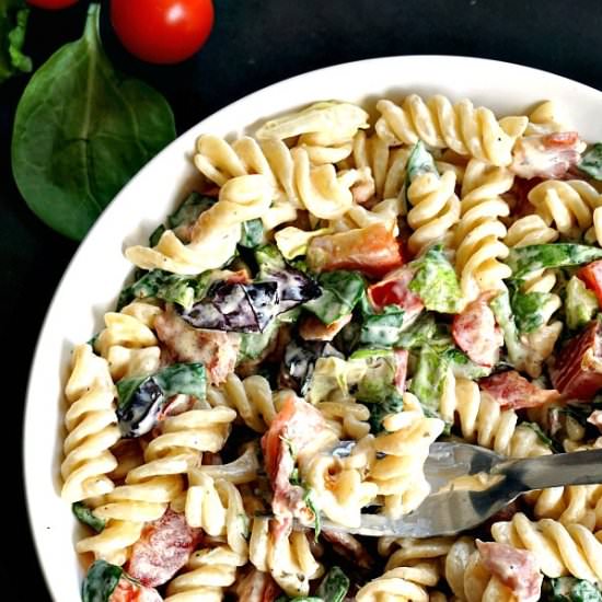 BLT Pasta Salad - Recipe photo by mygorgeousrecipes