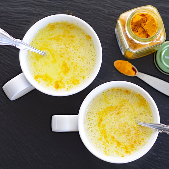 Vegan Golden Milk (Hot or Iced) - Recipe photo by TheVegLife
