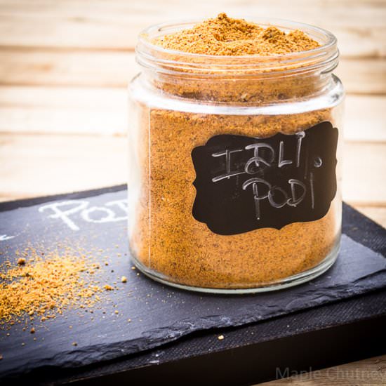 South Indian Condiments Idli Podi - Recipe photo by maplechutney