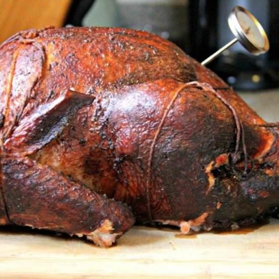 How to Smoke your Turkey - Recipe photo by CompassandFork