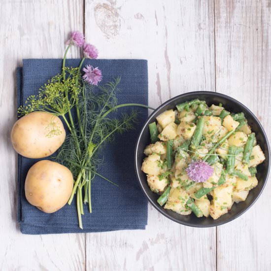 Vegan Instant Pot Potato Salad - Recipe photo by mywifecancook