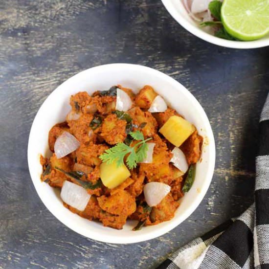 Potato Semi Gravy - Recipe photo by udupi-recipes