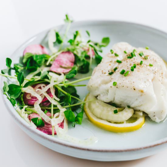 Lemon Fennel Cod in Parchment - Recipe photo by Healthfully Ever After