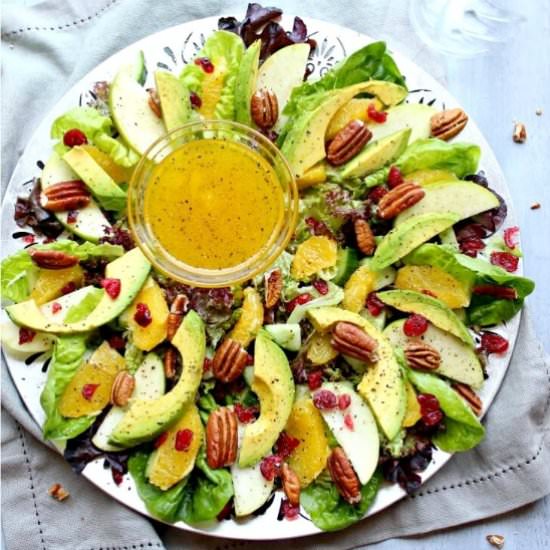 Pecan Cranberry & Avocado Salad - Recipe photo by berry sweet life
