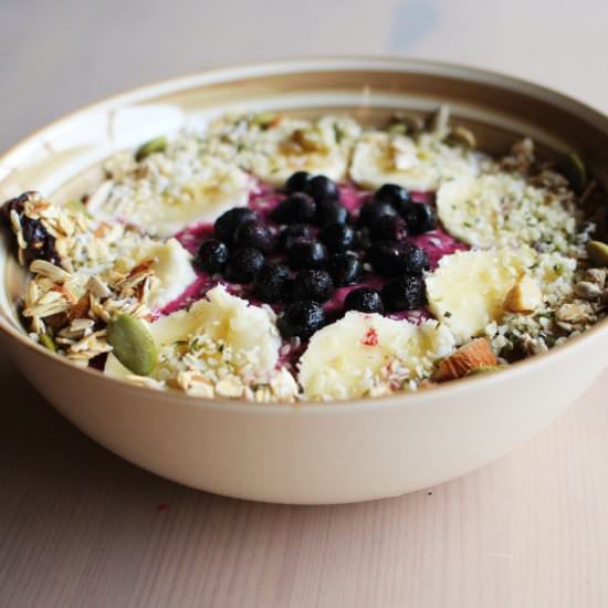 Lemon Blueberry Chia Seed Pudding - Recipe photo by akitchenfable