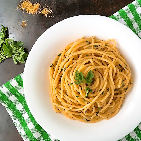 Spaghetti alla Bottarga - Recipe photo by ItalianRecipeBook