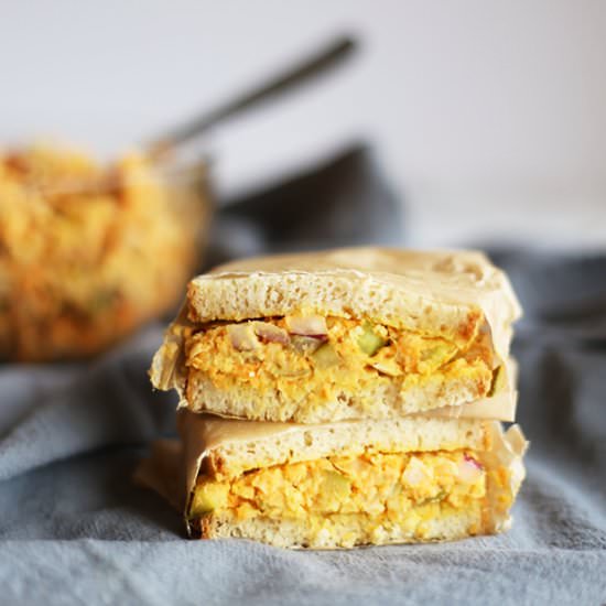 Chickpea “Tuna” Salad Sandwich - Recipe photo by TwoRaspberries