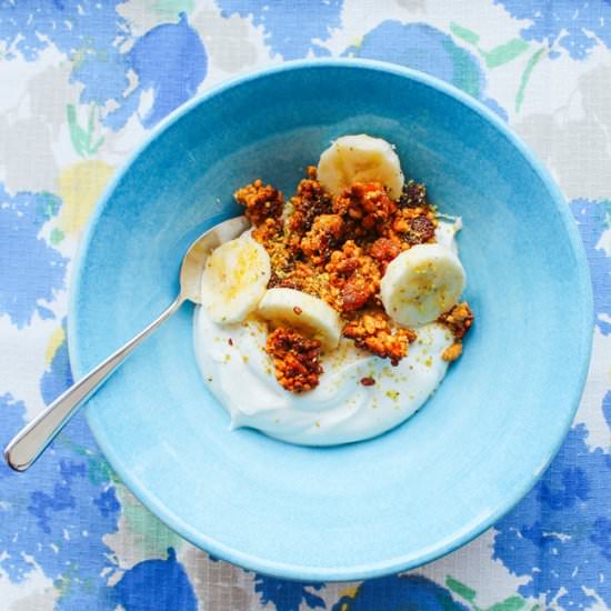 Puffed Quinoa Granola - Recipe photo by My Little Expat Kitchen