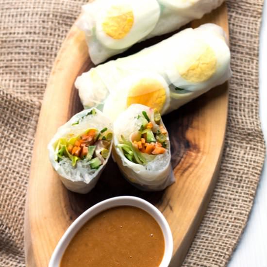 Boiled Egg Endive Salad Rolls - Recipe photo by sugarlovespices