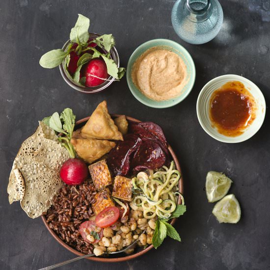 Indian Vegan Buddha Bowl - Recipe photo by turmericnspice
