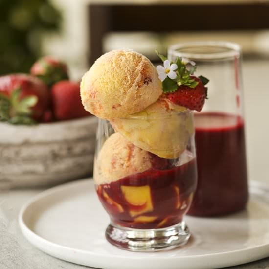 Mango Ice Cream Sundae - Recipe photo by turmericnspice