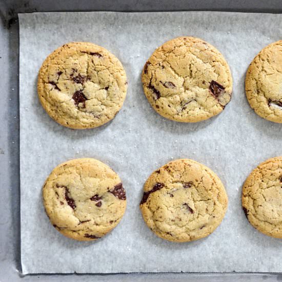Chewy Chocolate Chunk Cookies - Recipe photo by allthatshecraves