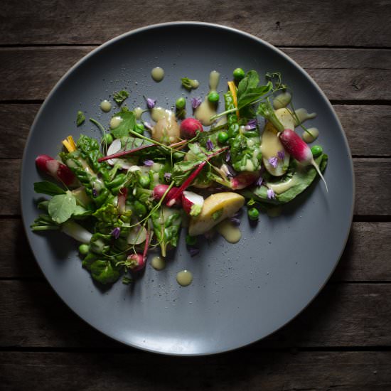 A Spring Salad - Recipe photo by TheSeasonalTable