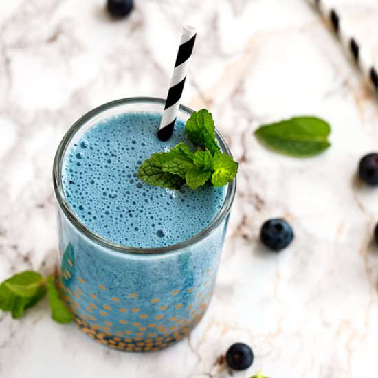 Blue Matcha Blended Iced Drinks - Recipe photo by BitterSweet