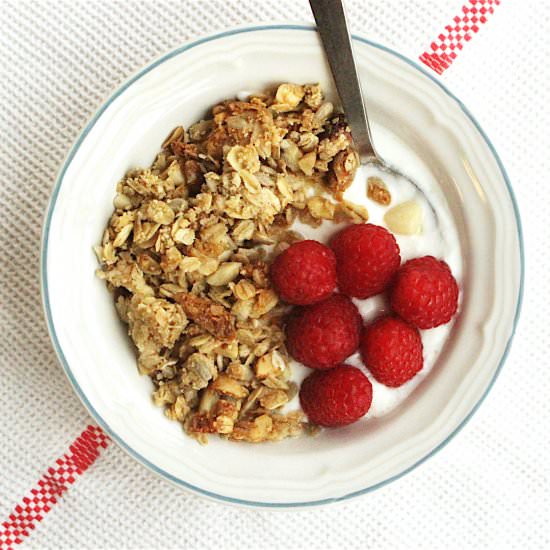 Almond Crunch Granola - Recipe photo by akitchenfable