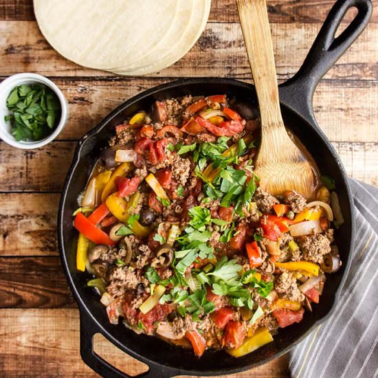 30-Minute Ropa Vieja - Recipe photo by forageddish