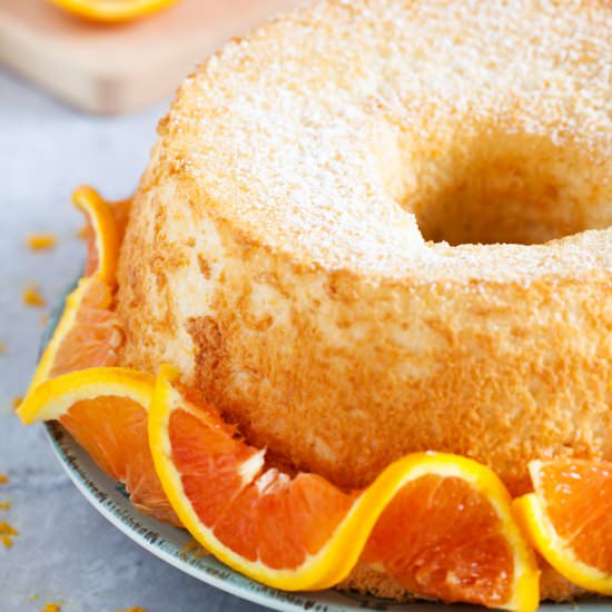 Orange Angel Food Cake - Recipe photo by thepkpway