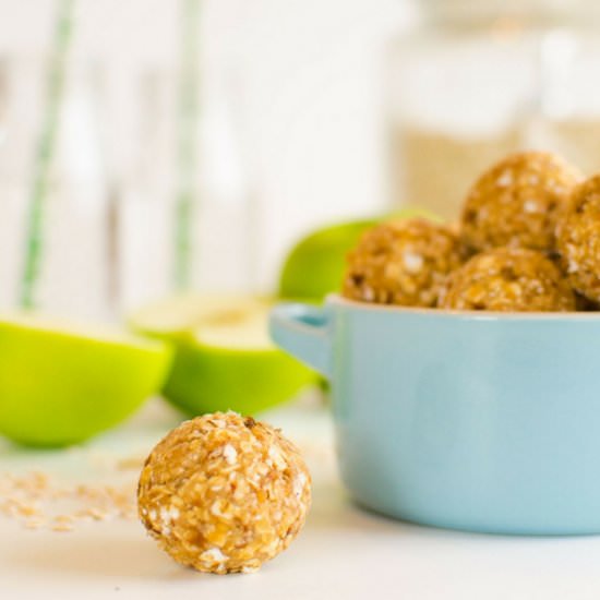 Apple Oat No Bake Bites - Recipe photo by My Kids Lick The Bowl
