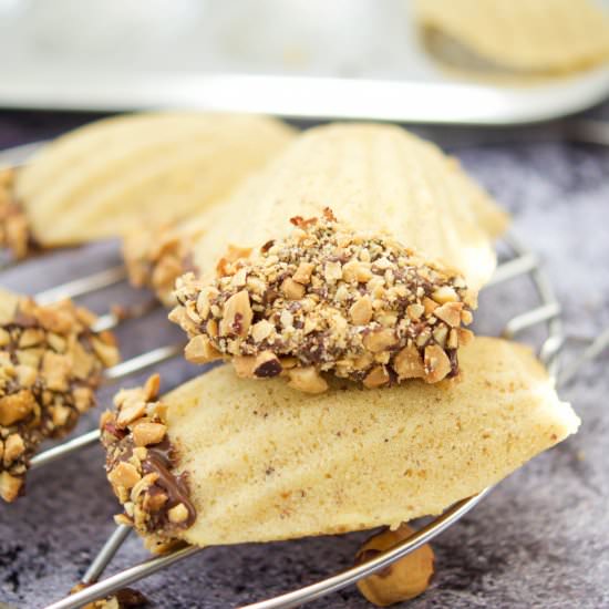 Delectable Hazelnut Madeleines - Recipe photo by tiffanybendayan