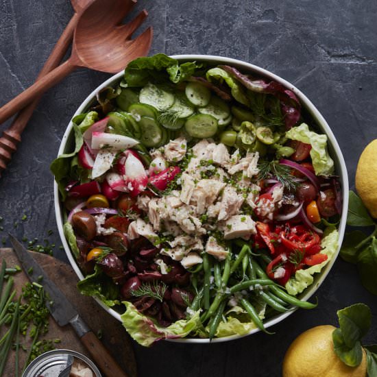 Loaded Nicoise Salad - Recipe photo by gdalkin