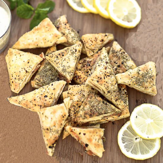 Smoked Salmon Puffs - Recipe photo by hadias lebanese cuisine