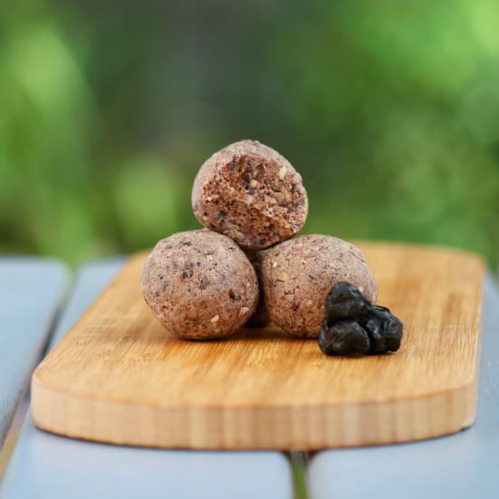 Blueberry Smoothie Protein Bites - Recipe photo by SouthernInLaw