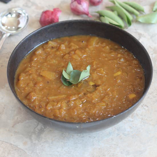 Vengaya Vetha Kuzhambu - Recipe photo by Traditionallymodernfood