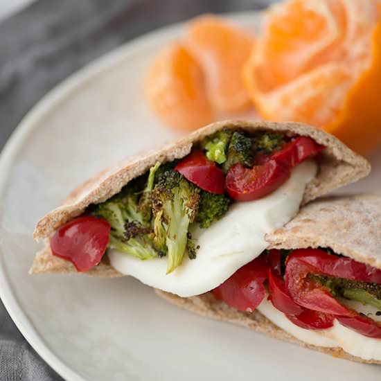Broccoli and Mozzerella Sandwich - Recipe photo by Alexandra Caspero