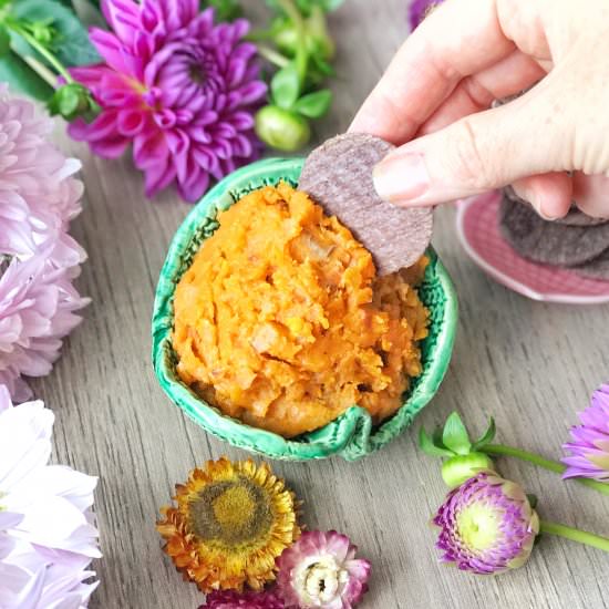 Roast Pumpkin and Cumin Spread - Recipe photo by Whole Natural Kitchen