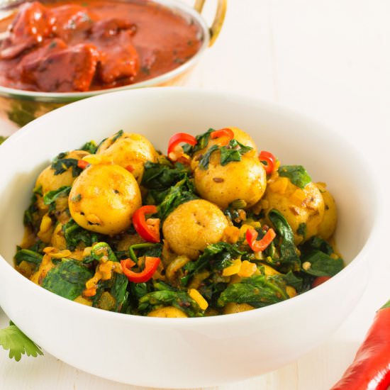 sag aloo - Recipe photo by glebekitchen