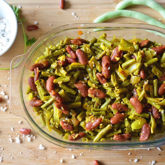 Easy 2 beans veggie – Low carb - Recipe photo by Shamlyn Fernandes