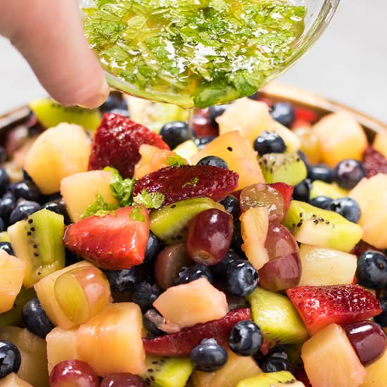 Mojito Fruit Salad - Recipe photo by TheSaltyMarshmallow