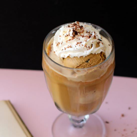 Cafe Liegeois – French Coffee Float - Recipe photo by OldWorldTaste