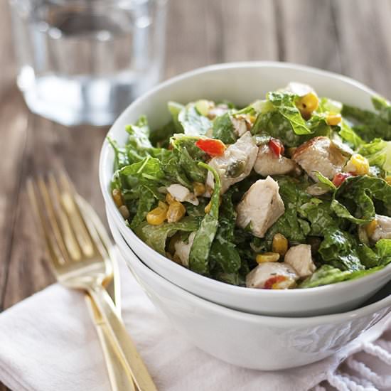 Creamy Garlic Chicken Salad - Recipe photo by thecharmingdetroiter