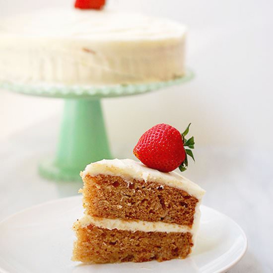 Fig Cake with Cream Cheese Frosting - Recipe photo by evabakes