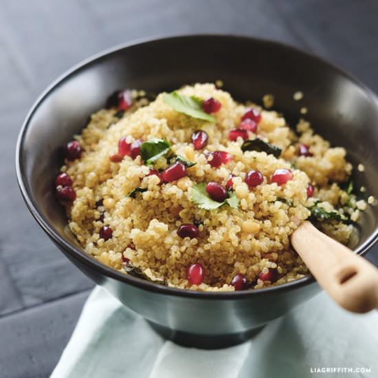 Mediterranean Quinoa Salad - Recipe photo by lia griffith