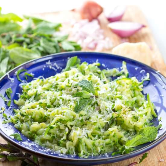 Julia Child's Zucchini - Recipe photo by panning the globe